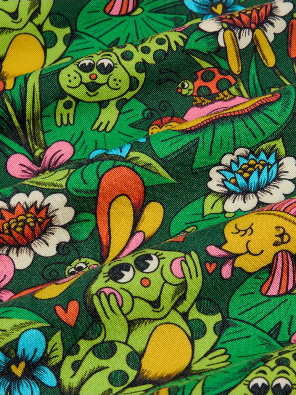 NWOT! Big Bud Press WORK PANTS in POND PARTY Print - Picture 2 of 12